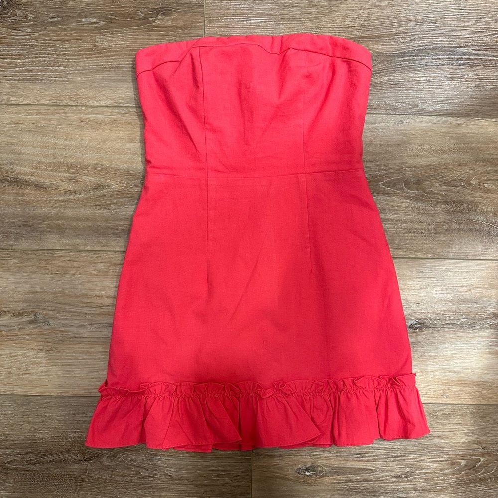 Superdown Brenda Strapless Dress In Pink - Picture 6 of 10